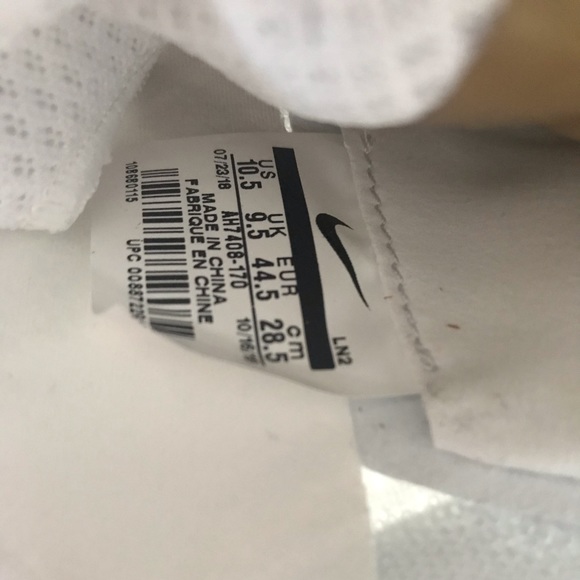 Mens Nike Vapor Untouchable Football Cleats White - Picture 8 of 8